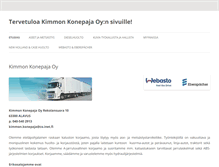 Tablet Screenshot of kimmonkonepaja.fi